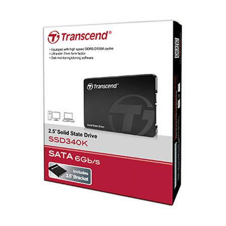 Внутренний SSD-накопитель 128Gb Transcend SSD340K TS128GSSD340K SATA3 2.5"