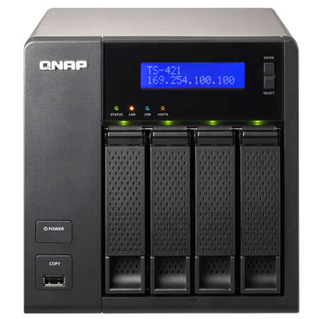 Сетевое хранилище NAS QNAP TS-421