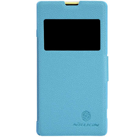 Чехол для Sony D5503 Xperia Z1 Compact Nillkin Fresh series case синий