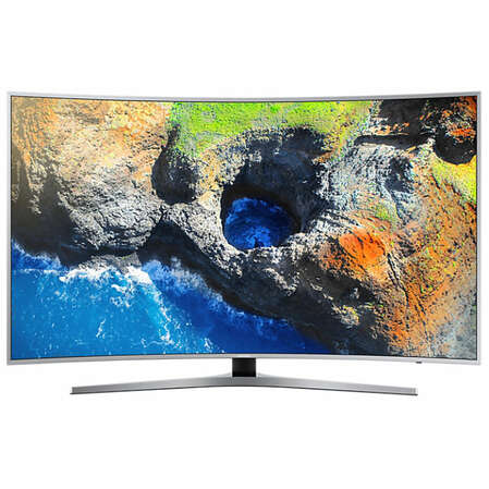 Телевизор 65" Samsung UE65MU6500UX (4K UHD 3840x2160, Smart TV, изогнутый экран, USB, HDMI, Bluetooth, Wi-Fi) серый