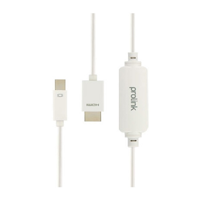 Кабель Display port mini (m) - HDMI(m) 2.0м Prolink (MP340A) Блистер