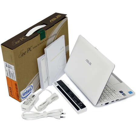 Нетбук Asus EEE PC 1015PN (6A) White N550/2Gb/250Gb/10,1"(1024x600)/WiFi/BT/5200mAh/Win7 HP