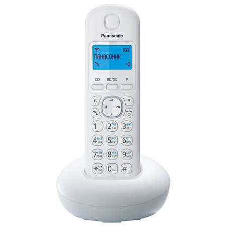 Радиотелефон Panasonic KX-TGB210RUW белый