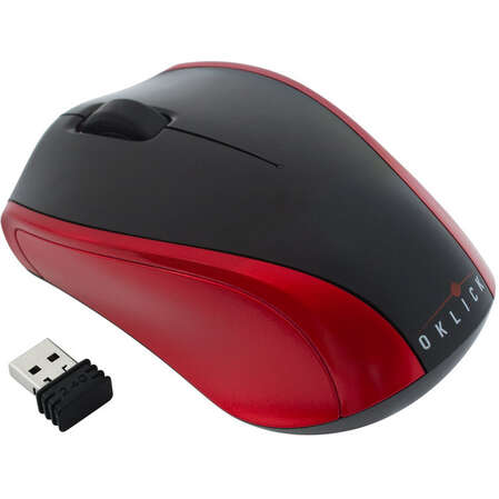 Мышь Oklick 540SW Nano Receiver Black/Red USB