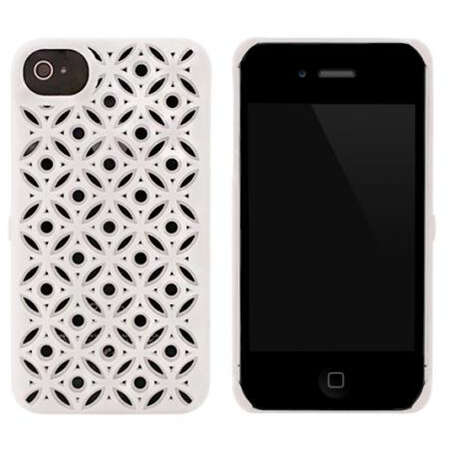 Чехол для iPhone 4/iPhone 4S FreshFiber Secret Eyes/White 