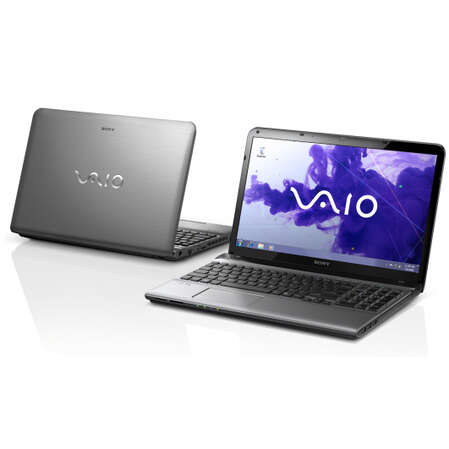 Ноутбук Sony Vaio SVE1511T1RSI i3-2370M/4GB/500GB/HD7650 1G/DVD/15.5"/WF/BT/Win7 HP 64 Silver