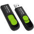USB Flash накопитель 16GB A-Data UV120 Black/Green (AUV120-16G-RBG)