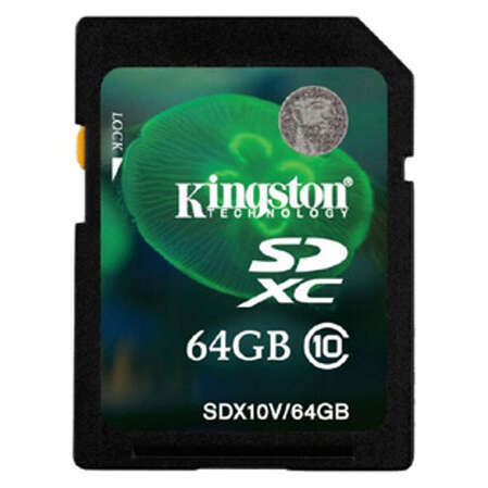 SecureDigital 64Gb Kingston Class10 (SDX10V/64GB)