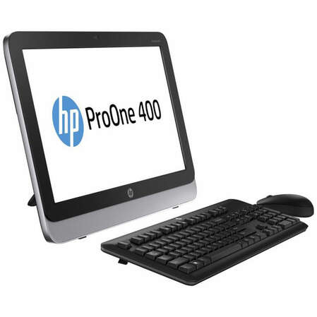 Моноблок HP ProOne 400 19,5"Core i5 4590T/4Gb/500Gb/DVD/Kb+m//Win7Pro+Win8.1Pro