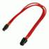 Удлинитель кабеля питания Nanoxia 4-pin P4 , 30см, красный