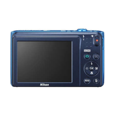Компактная фотокамера Nikon Coolpix S3700 синий