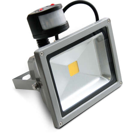 LED прожектор X-flash Floodlight PIR IP65 20W 220V 44221 белый свет, датчик движения и освещенности