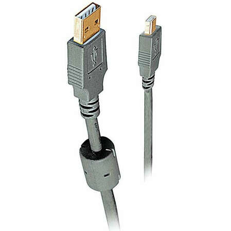 Кабель USB2.0 тип А(m)-microB(5P) 1.8м Belsis (BW1558) Блистер (Silver Series) ферритовые фильтры