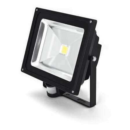 LED прожектор X-flash Floodlight PIR IP65 50W 220V 45327 холодный свет, датчик движения и освещенности