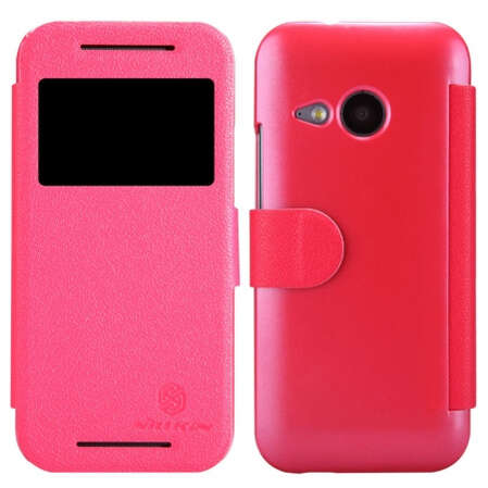 Чехол для HTC ONE mini 2 Nillkin Sparkle, красный
