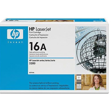 Картридж HP Q7516A для LJ 5200 (12000стр)
