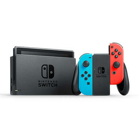Игровая приставка Nintendo Switch Neon Red/Neon Blue +The Legend of Zelda: Breath Of The Wild