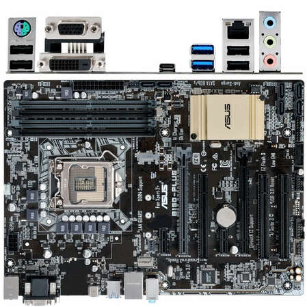 Материнская плата ASUS B150-Plus B150 Socket-1151 4xDDR4, 6xSATA3, 1xM.2, 2xPCI-E16x, 4xUSB3.0, 1xUSB3.1, Glan, ATX