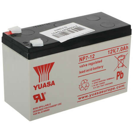 Батарея Yuasa NP 7-12, 12V 7.Ah