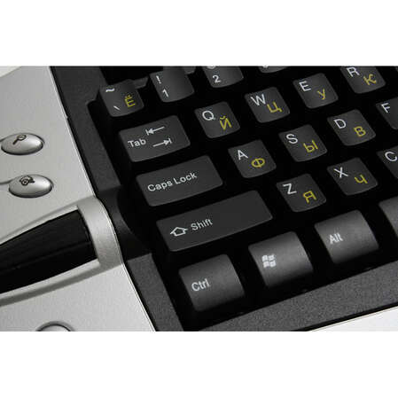Клавиатура Oklick 780L Multimedia Black-Silver USB