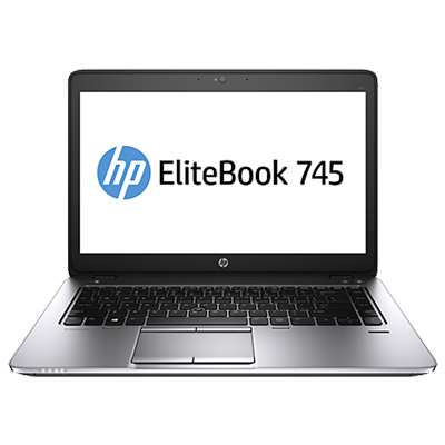 Ноутбук HP EliteBook 745 G2 14"(1366x768 (матовый))/AMD A8 PRO 7150B(2Ghz)/4096Mb/500Gb/noDVD/Int:AMD Radeon R5/Cam/BT/WiFi/50WHr/war 3y/1.58kg/silver/black m