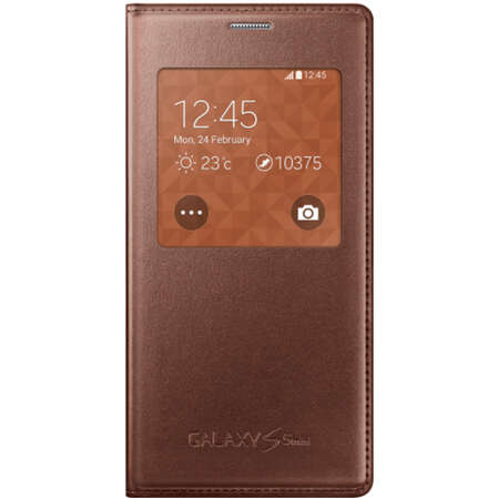 Чехол для Samsung Galaxy S5 mini G800F\G800H S View Cover золотистый