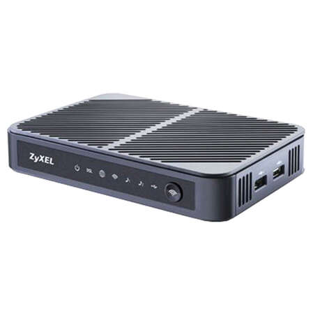 Беспроводной ADSL маршрутизатор Zyxel Keenetic VOX 802.11n 300Mbps ADSL2+ 4xLAN c адаптером IP-телефонии