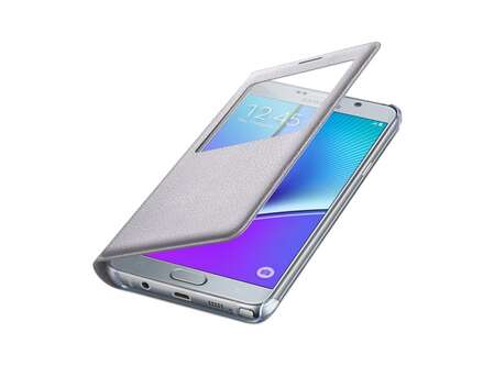 Чехол для Samsung Galaxy Note 5 N920 Samsung S View Cover серебристый  