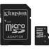 Micro SecureDigital 32Gb HC Kingston (Class 10) (SDC10/32GB) + SD адаптер