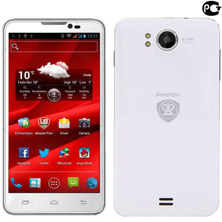 Смартфон Prestigio MultiPhone PAP5300 DUO White