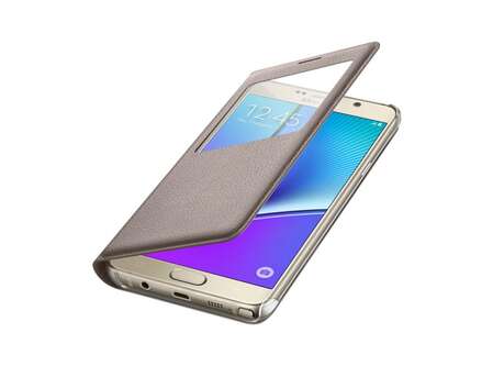 Чехол для Samsung Galaxy Note 5 N920 Samsung S View Cover золотистый  