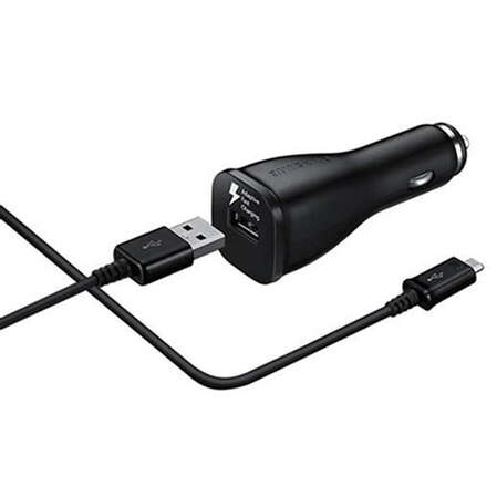 Автомобильное зарядное устройство Samsung EP-LN915UBEGRU Fastcharger, microUSB, 2A черное