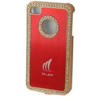 Чехол D-Lex DECR37 EliteCover red для iPhone 4/4S
