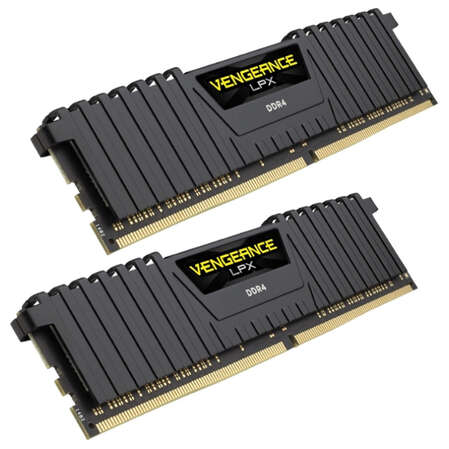 Модуль памяти DIMM 16Gb 2х8Gb DDR4 PC24000 3000MHz Corsair Vengeance LPX Black Heat spreader, XMP 2.0 (CMK16GX4M2B3000C15)