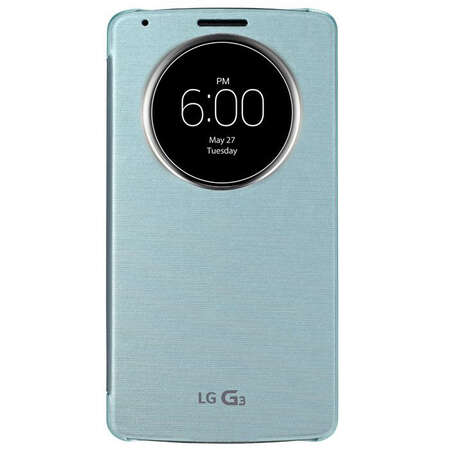 Чехол для LG D855/D856 G3 LG Quick Circle CCF-345G голубой