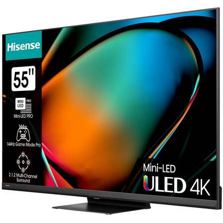 Телевизор 55" Hisense 55U8KQ (4K Ultra HD 3840x2160, Smart TV) серый