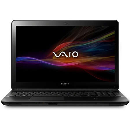 Ноутбук Sony Vaio SVF1521D1RB 2117U/4Gb/500Gb/DVD/GF GT 740M 1GB/BT/cam/15.5"/Win8 черный