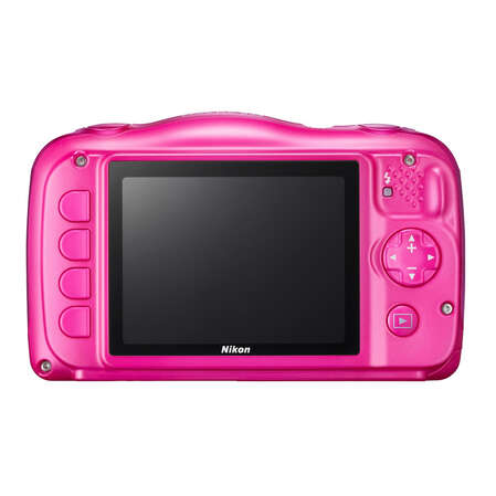 Компактная фотокамера Nikon Coolpix S33 Pink