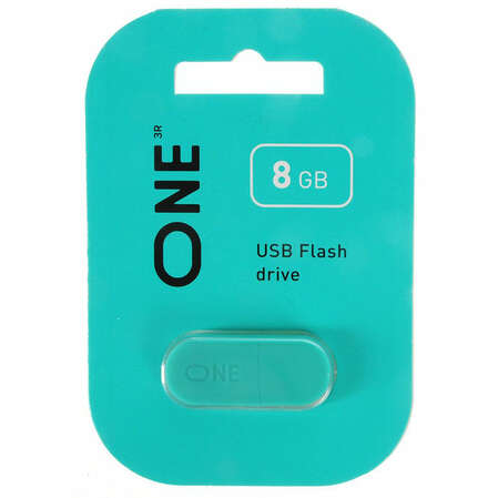 USB Flash накопитель 8GB ONE USB 2.0 Бирюзовый