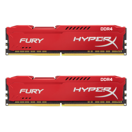 Модуль памяти DIMM 32Gb 2х16Gb DDR4 PC17000 2133MHz Kingston HyperX Fury Red (HX421C14FRK2/32)
