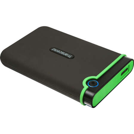 Внешний жесткий диск 2.5" 2000Gb Transcend TS2TSJ25M3 USB3.0 5400rpm Черно-зеленый