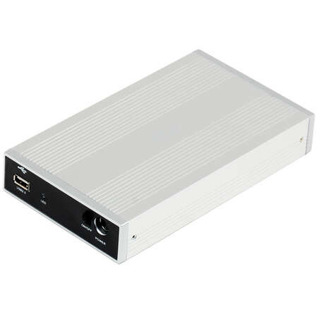 Корпус 3.5" AgeStar SUB3O1, SATA-USB2.0 Silver