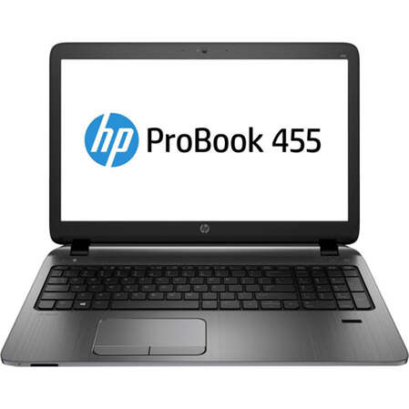 Ноутбук HP ProBook 455 G2  15.6"(1366x768 (матовый))/AMD A8 7100(1.8Ghz)/4096Mb/750Gb/DVDrw/Ext:AMD Radeon R6/Cam/BT/WiFi/47WHr/war 1y/2.2kg/Metallic Grey/W7P