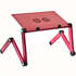 Стол-подставка для ноутбука ASX X7 с вентилятором, розовый + Mouse Pad