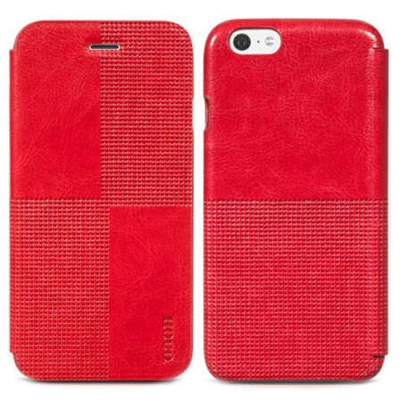 Чехол для iPhone 6 / iPhone 6s Hoco Crystal Fashion Folder Red