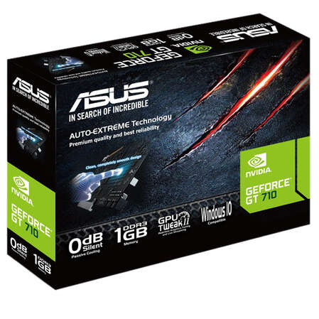 Видеокарта ASUS GeForce GT 710 1024Mb, 710-1-SL DVI, HDMI, VGA, HDCP