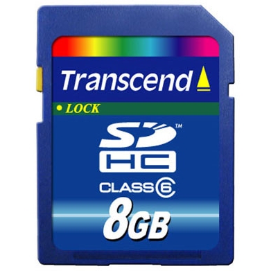SecureDigital 8Gb Transcend HC Class6 (TS8GSDHC6)