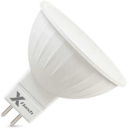 Светодиодная лампа LED лампа X-flash MR16 GU5.3 4W 220V 46102 желтый свет, матовая