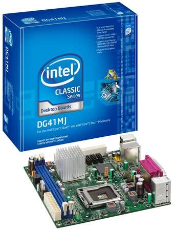 Материнская плата Intel BLKDG41MJ iG41 S775 DDR2 GLAN mini-ITX