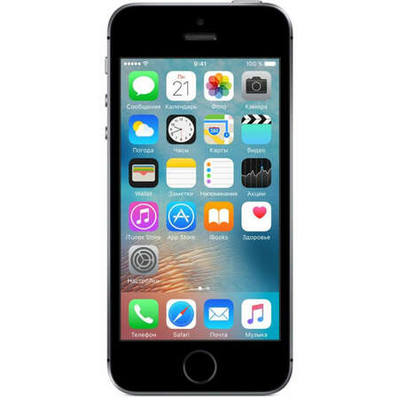 Смартфон Apple iPhone SE 128GB Space Gray (MP862RU/A)